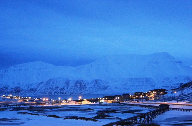 Svalbard i blått